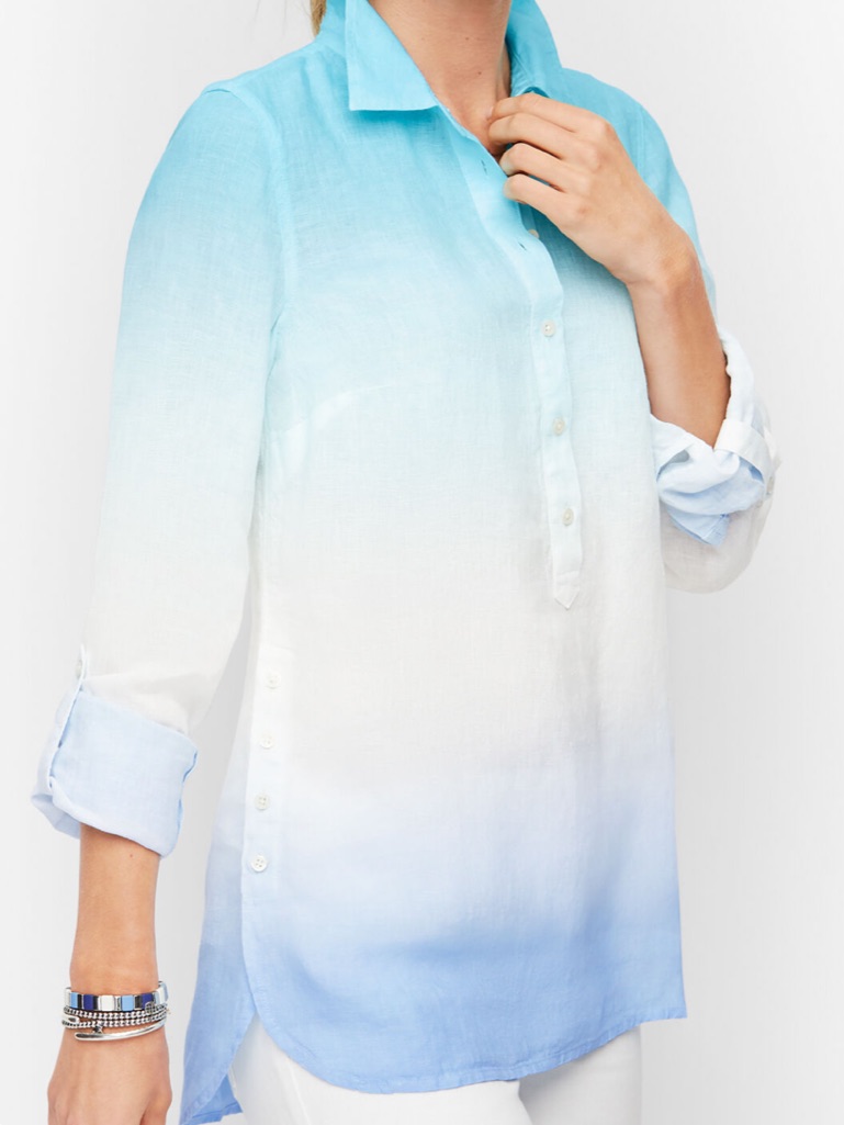 Women's 100% Linen Shirt